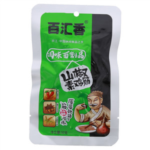 百汇香山椒素鸡筋调味面制品