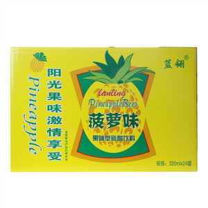 蓝翎菠萝味果味型碳酸饮料