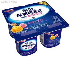 明治保加利亚式酸奶 玫瑰蜂蜜味100克×4