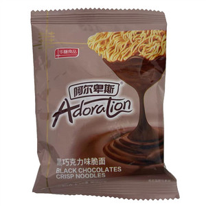 华糖食品阿尔卑斯黑巧克力味脆面
