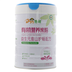 迪萌益生元钙铁锌有机米粉