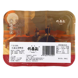 佰卤阁红油无骨鸭掌