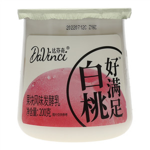 达芬奇整颗果粒酸奶白桃味