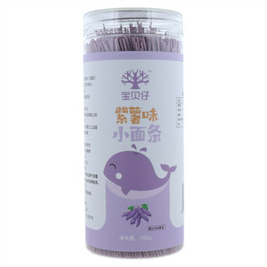 宝贝仔紫薯味小面条