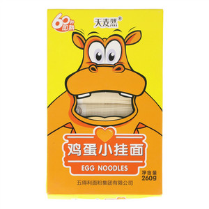 天麦然鸡蛋小挂面（花色挂面）