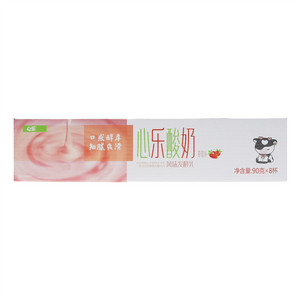 心乐草莓味酸奶
