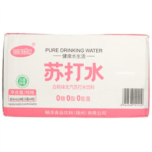 百莲好荷白桃味无汽苏打水饮料