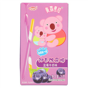 TEAMKEI添祺美荔考拉蓝莓牛奶味双色涂层巧克力棒