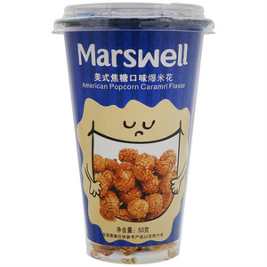 Marswell美式焦糖口味爆米花50克