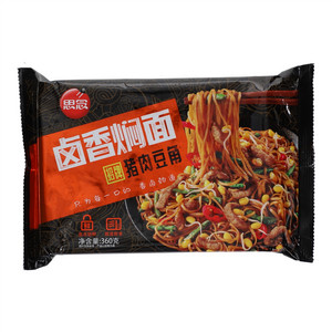 思念400g猪肉豆角焖面