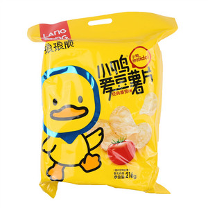 小鸭爱豆薯片经典番茄味薯片