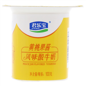 君乐宝黄桃果酱风味酸牛奶