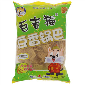 百吉猫滋滋烧烤味豆香锅巴