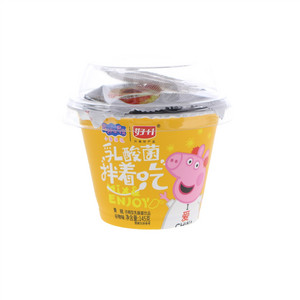 好+1黄桃谷物味浓稠型乳酸菌饮品