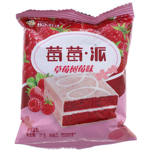 唇动莓莓派草莓树莓味涂饰蛋糕