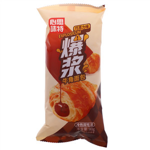爆浆牛角包（巧克力味）