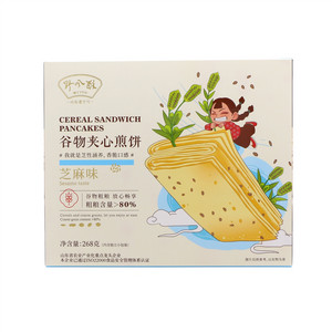 野风酥芝麻味谷物夹心煎饼