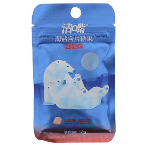 清嘴西柚味海盐含片糖果
