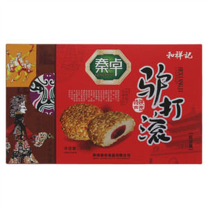 秦卓红豆味驴打滚