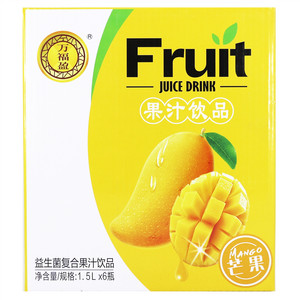 万福盈芒果味益生菌复合果汁饮品
