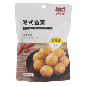 沙发猫香辣味港式鱼蛋
