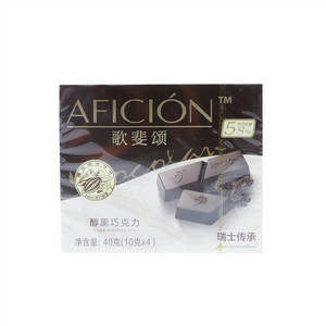 歌斐颂58%醇黑巧克力40g（10克X4）