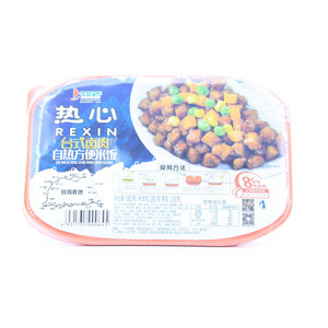 得益绿色台式卤肉自热方便米饭