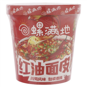 螺满地红油面皮