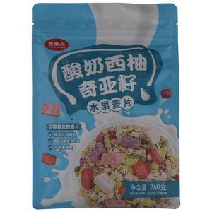 豪麦兴酸奶西柚奇亚籽水果麦片