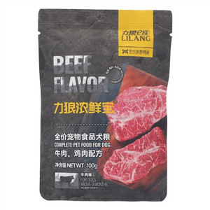 力狼浓鲜宝e族牛肉味全价宠物食品犬粮