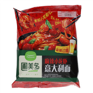 圃美多麻辣小龙虾意大利面