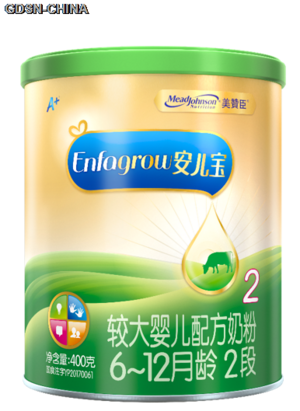 MeadJohnsonNutrition美赞臣安儿宝6-12月龄2段较大婴儿配方奶粉