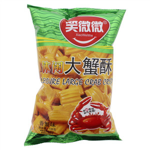 笑微微香蟹味休闲大蟹酥