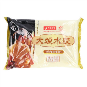 大娘水饺鲜肉韭菜饺(速冻生制.含肉类)