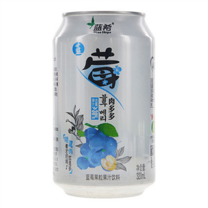 蓝希肉多多蓝莓果粒果汁饮料