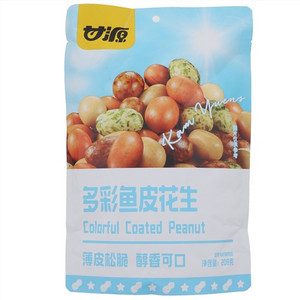 甘源多彩鱼皮花生
