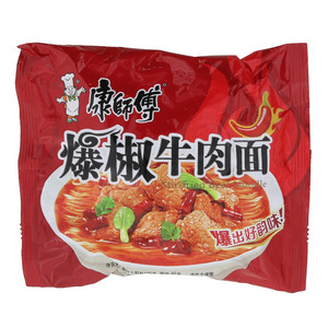 康师傅爆椒牛肉面