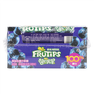 Nestle雀巢FRUTIPS趣满果黑加仑果汁软糖凝胶糖果