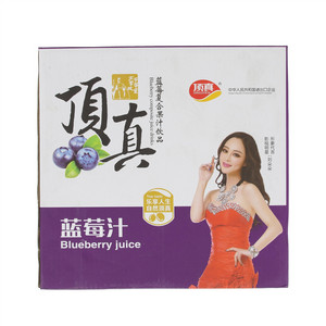 顶真1.5L蓝莓汁（大口瓶箱子）