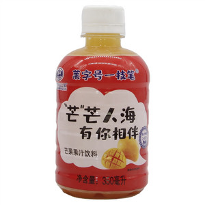 金莱特马山泉莱字号一枝笔芒果果汁饮料