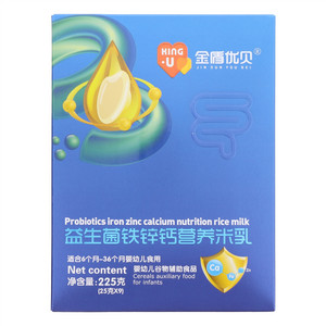 金盾优贝益生菌铁锌钙营养米乳