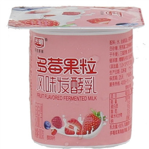 光明多莓果粒风味发酵乳