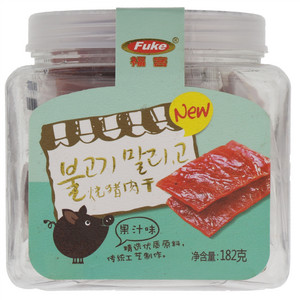 福客果汁味烧猪肉干