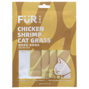 FURFUR LAND 毛星球鸡肉鲜虾猫草口味宠物零食-星鲜喵条