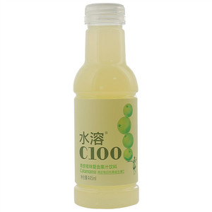 水溶C100青皮桔味复合果汁饮料445ml