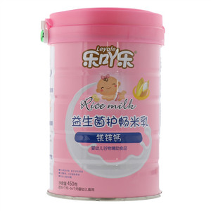 乐吖乐铁锌钙益生菌护畅米乳