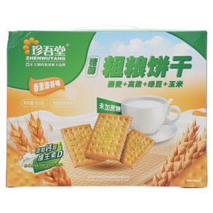 珍吾堂香葱海苔味糖醇粗粮饼干