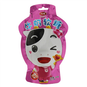 四洲草莓味牛奶软糖