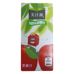 美汁源100%苹果汁
