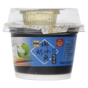 雪伯龙经典口味椰奶冰爽梧州龟苓膏